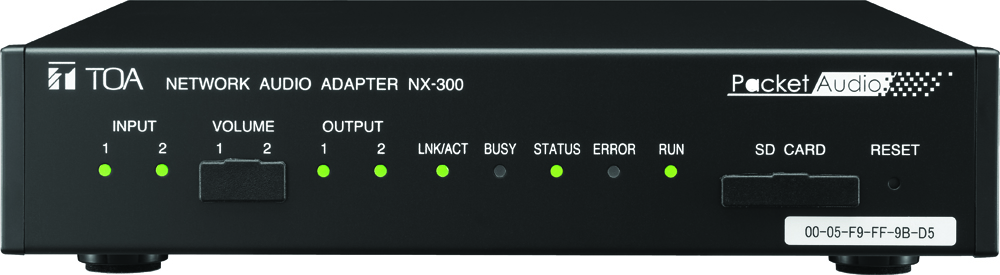 Bộ chuyển đổi âm thanh mạng TOA NX-300 W