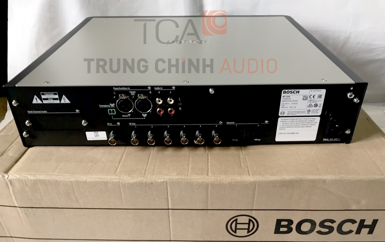 Hệ thống âm thanh phiên dịch BOSCH Bộ truyền phát hồng ngoại 4 kênh Bosch INT-TX04