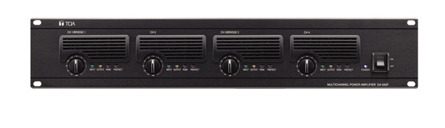 Amply công suất đa kênh TOA DA-550F CE301 chính hãng dành cho giải pháp âm thanh cho nhà thờ thiên chúa giáo