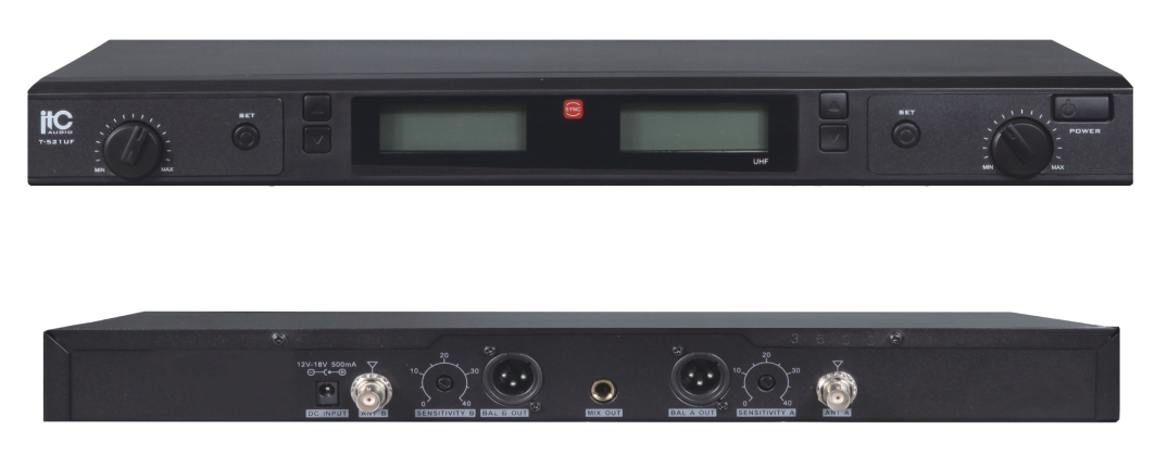 Bộ thu sóng micro không dây ITC T-521UY chất lượng tốt 