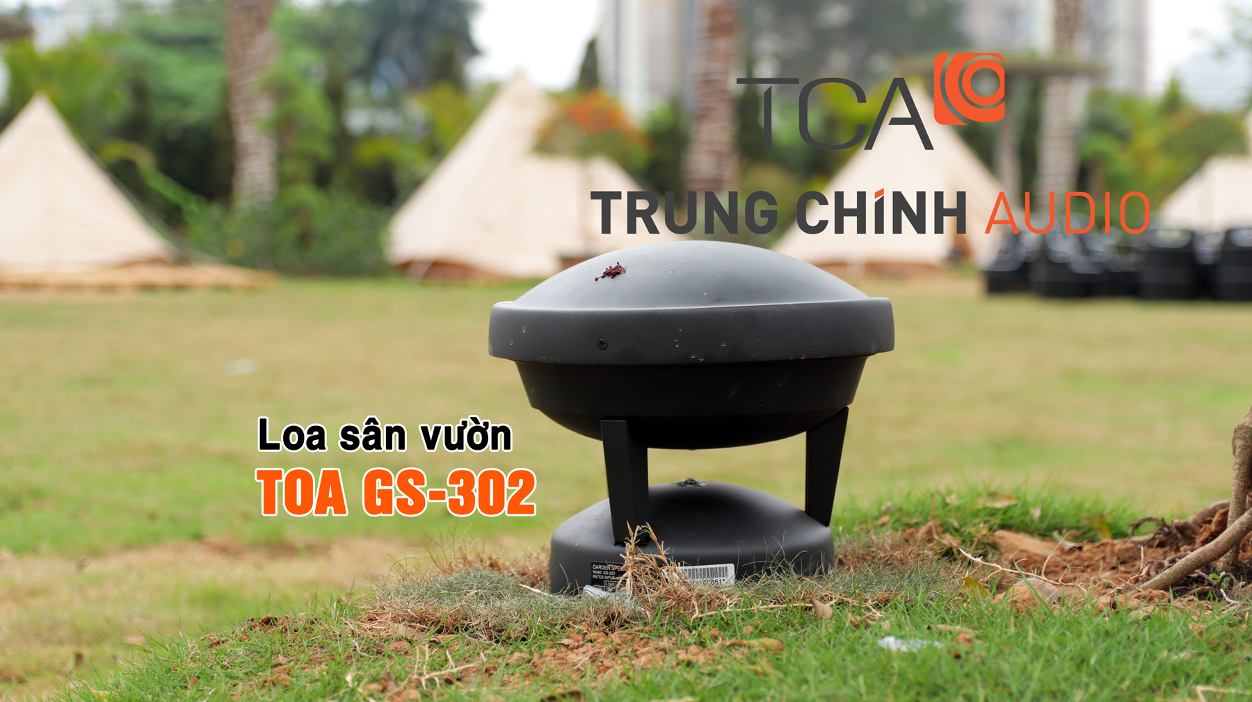 Loa sân vườn resort TOA GS-302 phục vụ phát nhạc nền và âm thanh thông báo