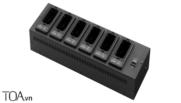 Bộ sạc pin Micro không dây TOA BC-5000-6 chất lượng tốt, giá tốt