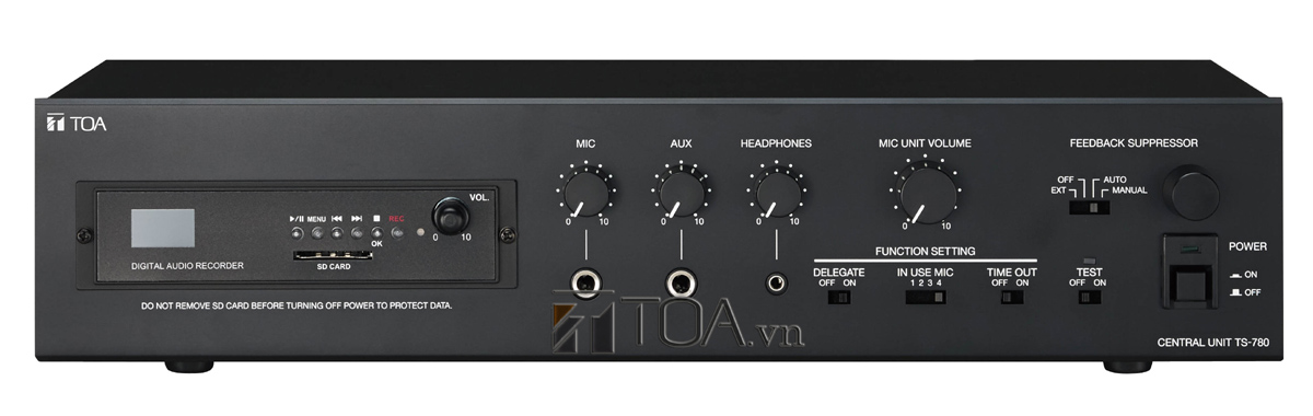 Tư vấn lắp đặt âm thanh hội nghị TOA TS-780 nhập khẩu chính hãng