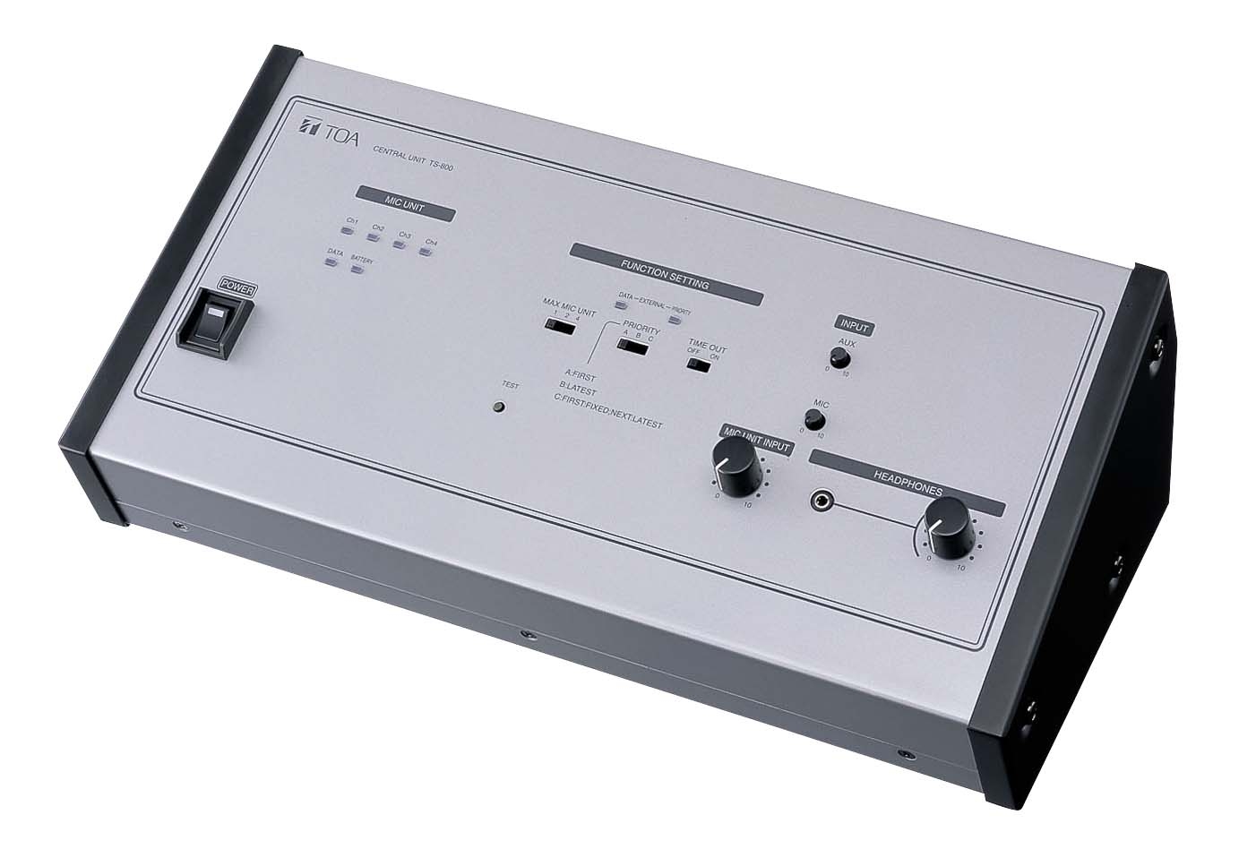 Tư vấn thiết kế lắp đặt hệ thống âm thanh hội thảo hội nghị TOA không dây TS-800 Bộ Điều Khiển Trung Tâm TOA TS-800 CE