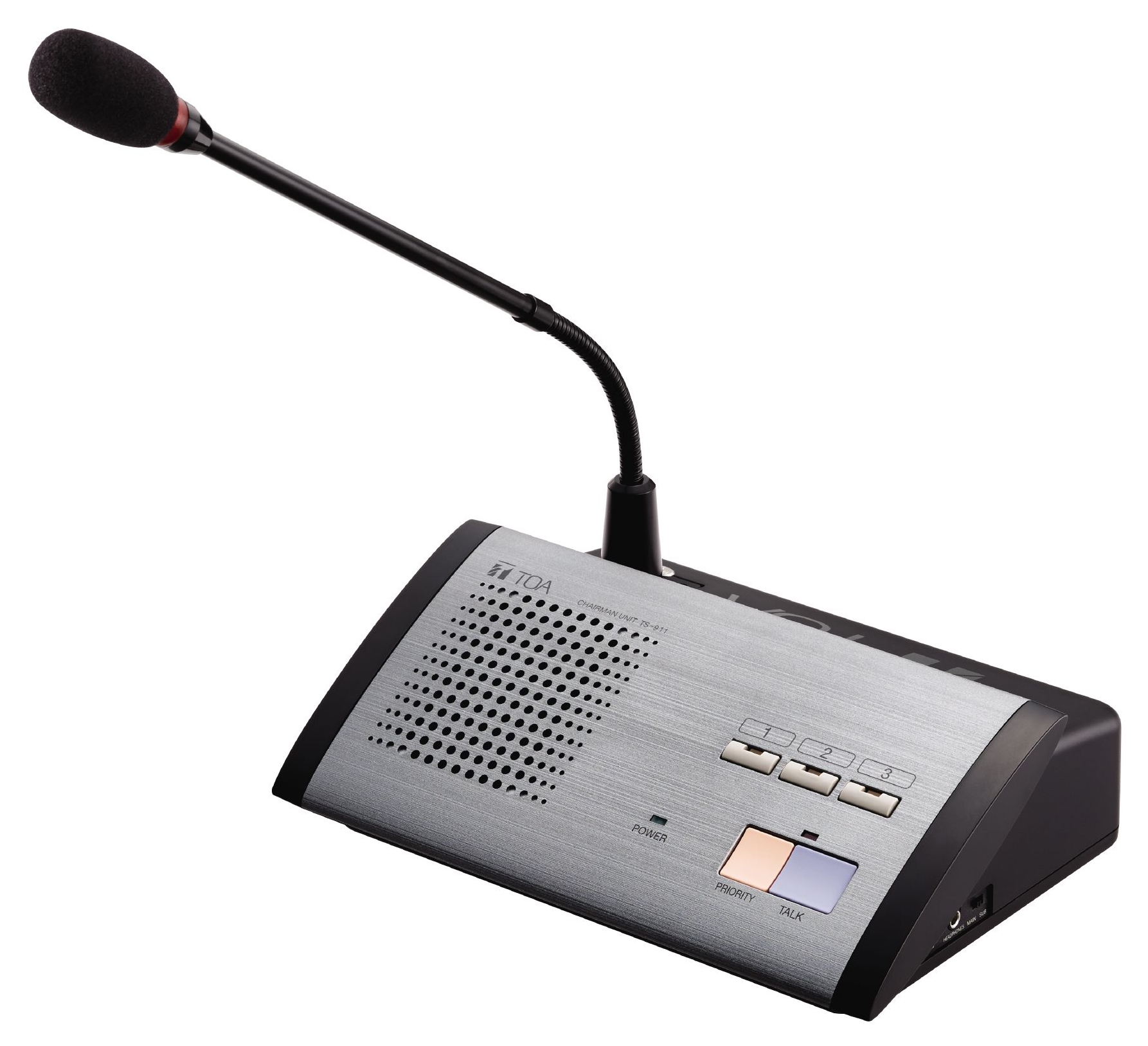 Tư vấn lắp đặt hệ thống âm thanh hội nghị hội thảo hồng ngoại không dây TOA TS-910 Bộ máy chủ tịch TOA TS-911