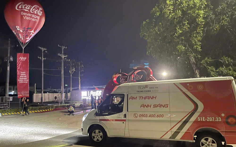 Hệ thống âm thanh thông báo TOA tại nhà máy Coca-Cola Long An