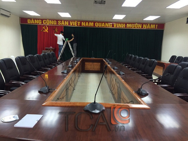 Trung Chính Audio lắp đặt hệ thống âm thanh hội thảo hội nghị BOSCH CSS 900 Ultro tại Trung Nam Group HCM
