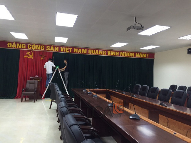 Trung Chính Audio lắp đặt hệ thống âm thanh hội thảo hội nghị BOSCH CSS 900 Ultro tại Trung Nam Group HCM