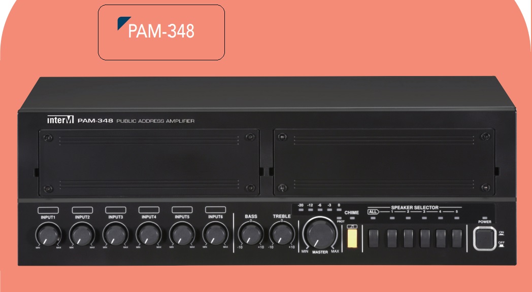 Hướng dẫn sử dụng và kết nối amply mixer inter-M PAM-348