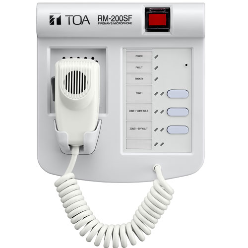 Micro Báo Cháy TOA RM-200SF Giải pháp âm thanh thông báo, âm thanh cảnh báo di tản TOA VX-3000