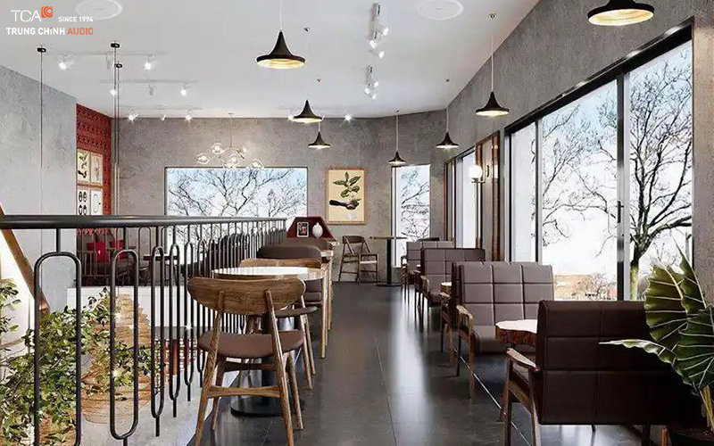 âm thanh quán cà phê