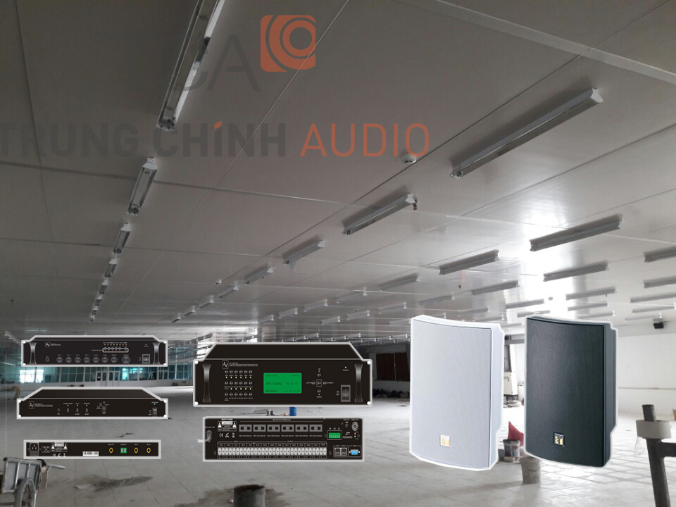 Lắp đặt và thi công hệ thống âm thanh nhà xưởng dệt may Ý Linh Lắp đặt và thi công hệ thống âm thanh nhà xưởng dệt may Ý Linh