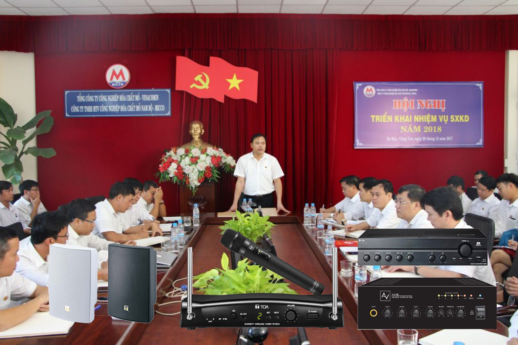 Lắp đặt âm thanh phòng họp cho tổng công ty hóa chất mỏ VINACOMIN Lắp đặt âm thanh phòng họp cho tổng công ty hóa chất mỏ VINACOMIN