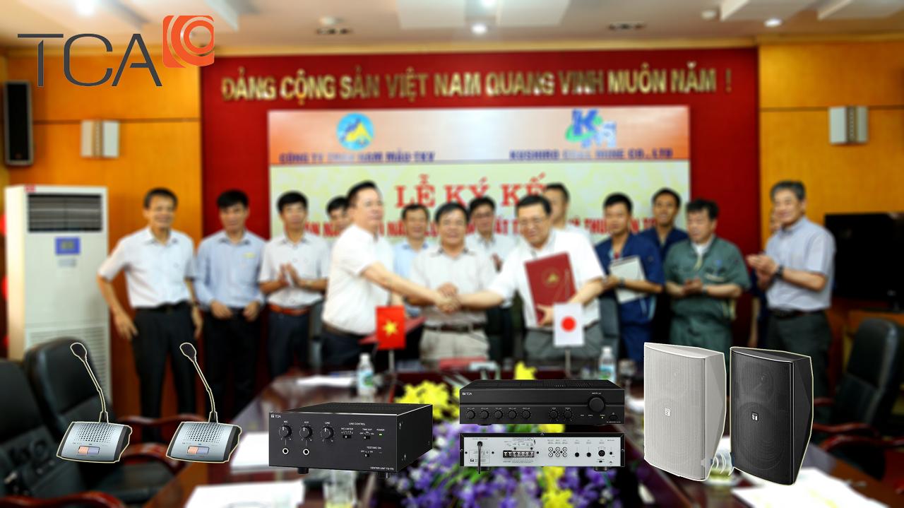 Lắp đặt hệ thống âm thanh hội nghị hội thảo phòng họp tại công ty Than Nam Mẫu – TKV Lắp đặt hệ thống âm thanh hội nghị hội thảo phòng họp tại công ty Than Nam Mẫu – TKV