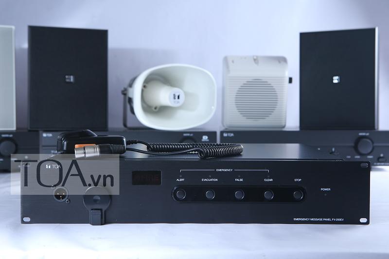 Hướng dẫn sử dụng, lắp đặt bộ phát thông báo khẩn TOA FV-200EV Hướng dẫn sử dụng, lắp đặt bộ phát thông báo khẩn TOA FV-200EV