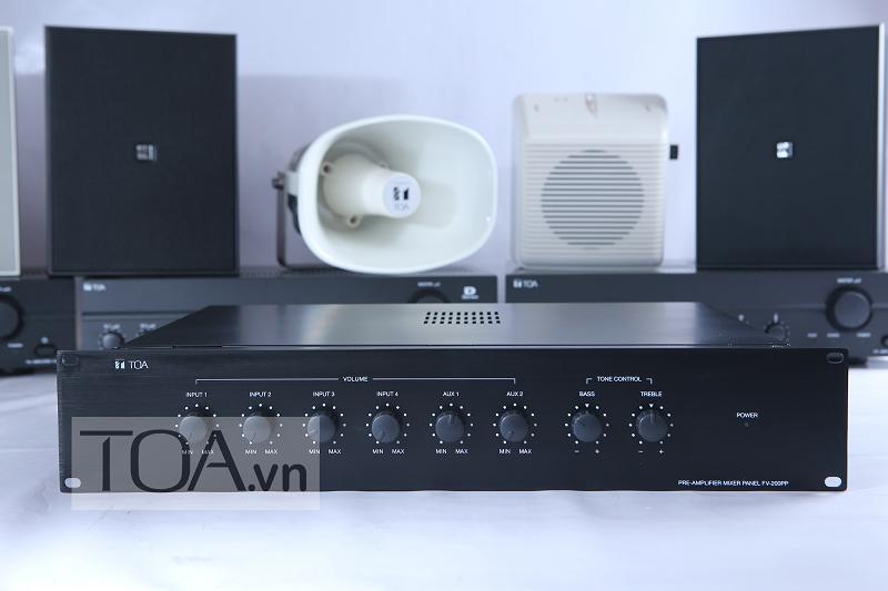 Hướng dẫn sử dụng, lắp đặt bộ tiền khuếch đại TOA FV-200PP Hướng dẫn sử dụng, lắp đặt bộ tiền khuếch đại TOA FV-200PP