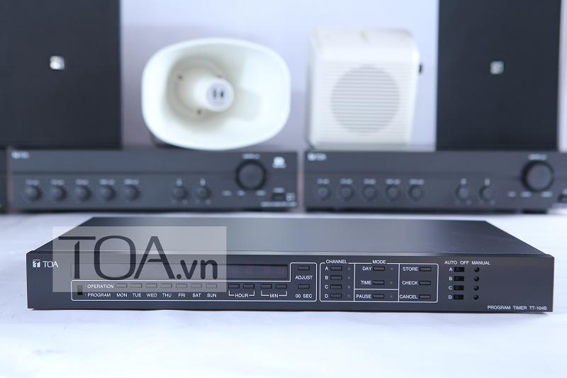 Hướng dẫn sử dụng, lắp đặt bộ hẹn giờ TOA TT-104T Hướng dẫn sử dụng, lắp đặt bộ hẹn giờ TOA TT-104T