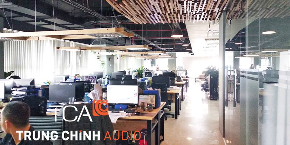 Công trình hoàn thiện hệ thống âm thanh thông báo công ty Kiến trúc Việt