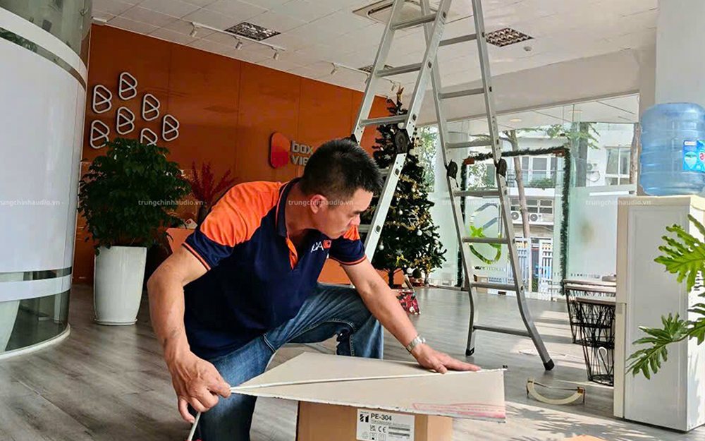 Lắp đặt âm thanh chuẩn kỹ thuật