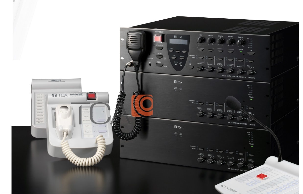 Hướng dẫn sử dụng ampli TOA VM-3360E trong hệ thống di tản VM-3000