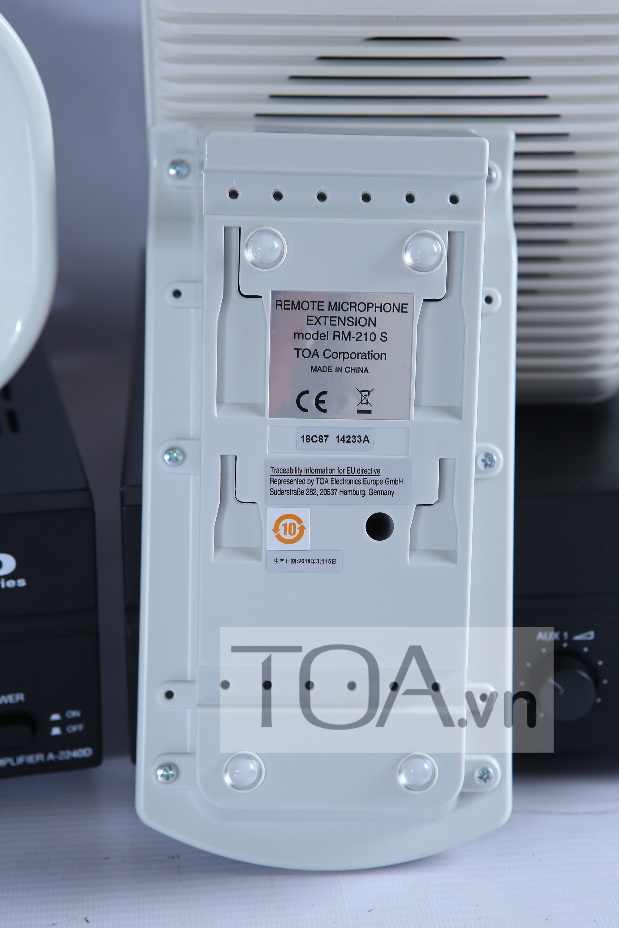 Hướng dẫn sử dụng micro TOA RM-210 trong hệ thống di tản TOA VM-3000