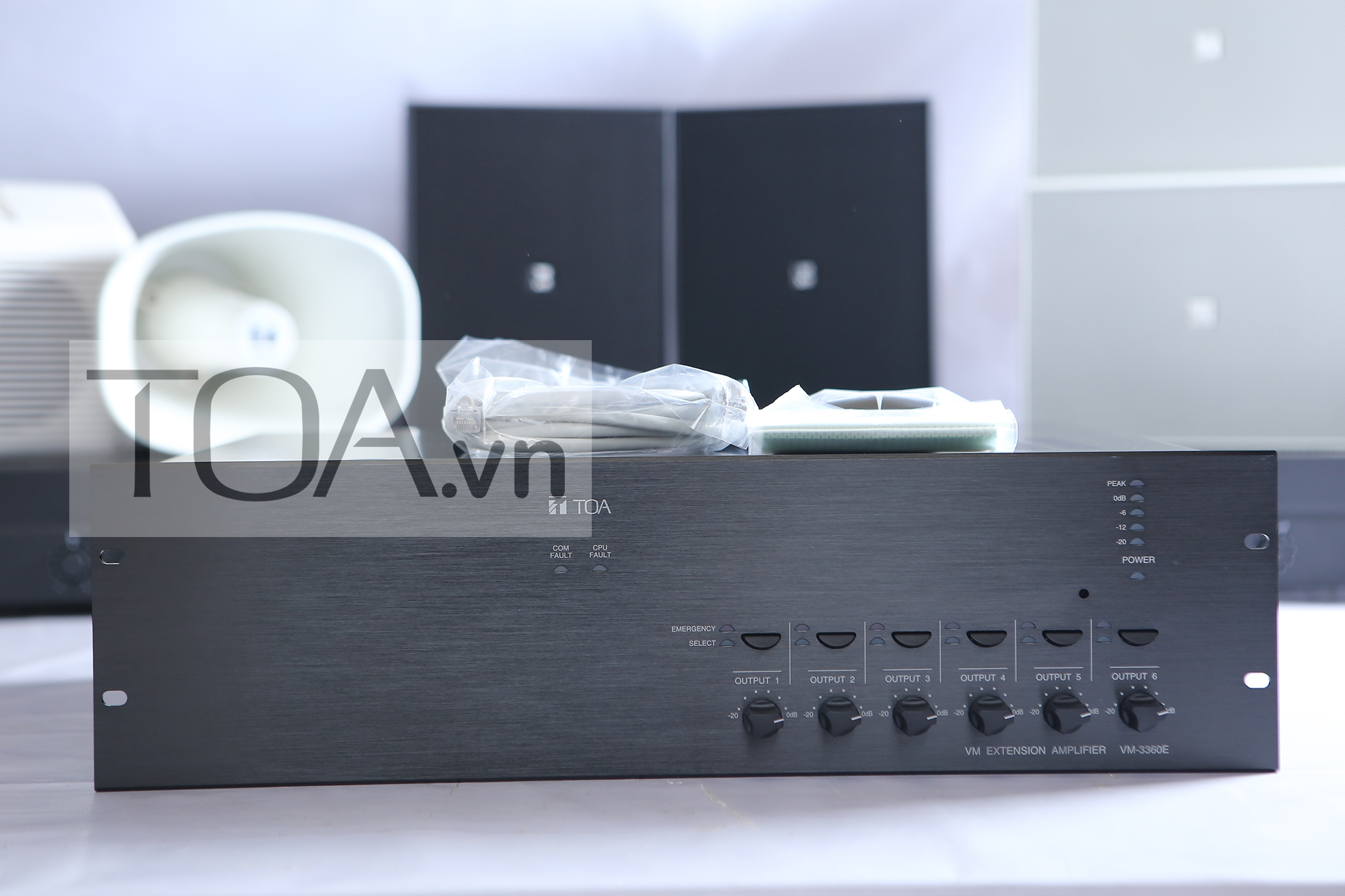 Hướng dẫn sử dụng ampli TOA VM-3360E trong hệ thống di tản VM-3000 Hướng dẫn sử dụng ampli TOA VM-3360E trong hệ thống di tản VM-3000
