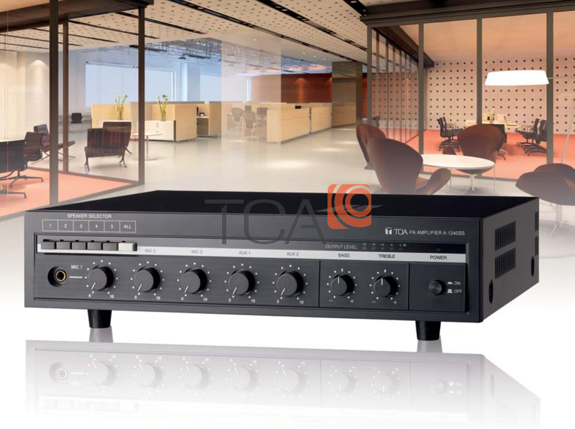 Hướng dẫn sử dụng và kết nối ampli TOA A-1360SS Hướng dẫn sử dụng và kết nối ampli TOA A-1360SS