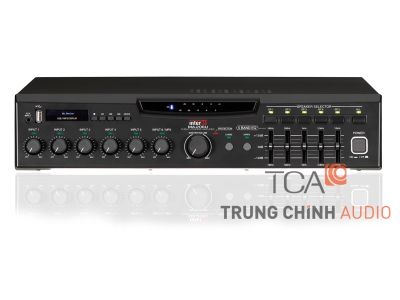 Hướng dẫn sử dụng và kết nối amply mixer inter-M MA-206U Hướng dẫn sử dụng và kết nối amply mixer inter-M MA-206U