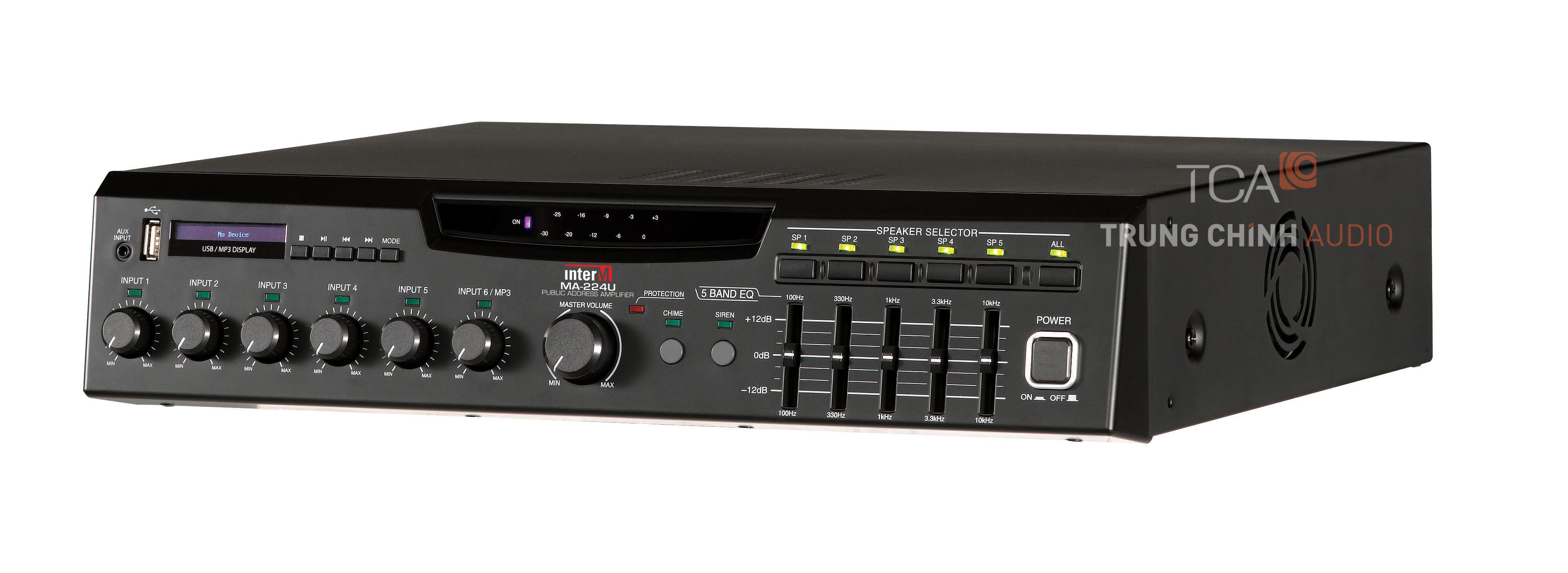 Hướng dẫn sử dụng và kết nối amply mixer inter-M MA-224U Hướng dẫn sử dụng và kết nối amply mixer inter-M MA-224U