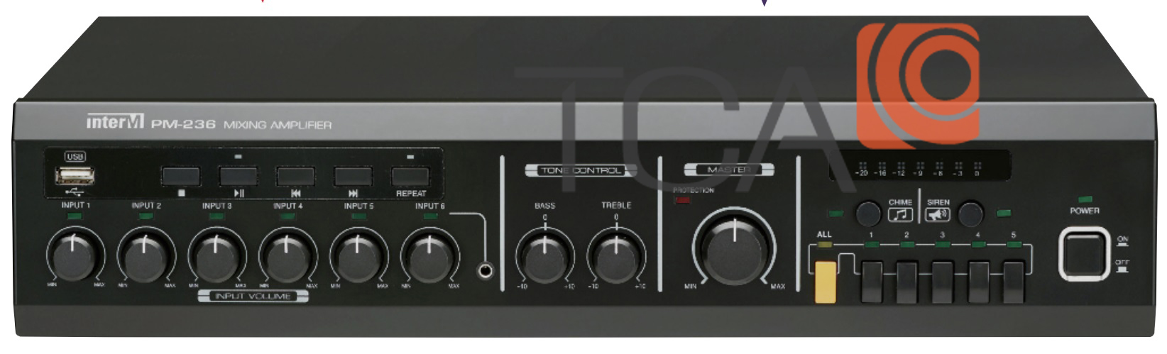 Hướng dẫn sử dụng amply mixer inter-M PM-236 Hướng dẫn sử dụng amply mixer inter-M PM-236