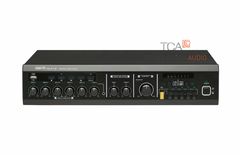 Hướng dẫn sử dụng và kết nối amply mixer inter-M PA-212 Hướng dẫn sử dụng và kết nối amply mixer inter-M PA-212