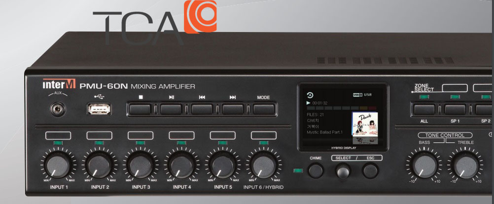 Amply kèm mixer inter-M PMU-60N/120N/240N/360N/480N/600N Amply kèm mixer inter-M PMU-60N/120N/240N/360N/480N/600N