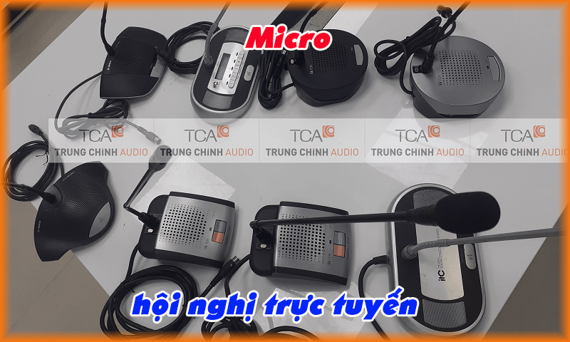Thiết bị âm thanh cho hội nghị trực tuyến
