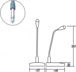 Microphone cổ ngỗng ITC T-511G
