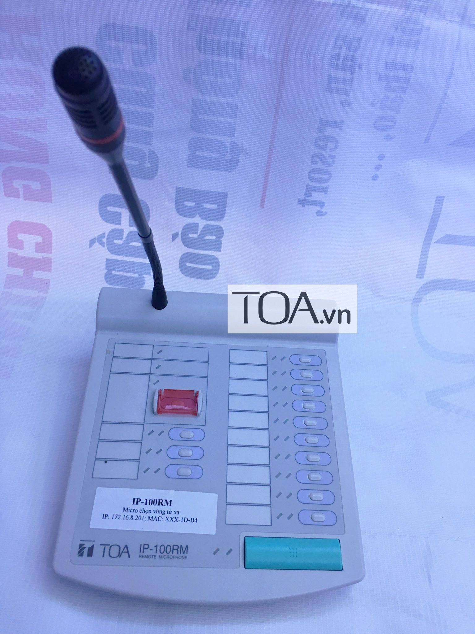 Kích thước của TOA IP-100RM